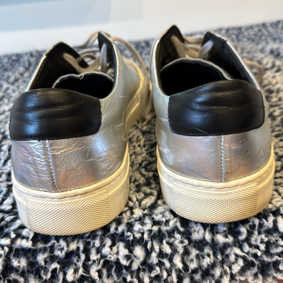 Common Projects silver low-tops - great sneakers in solid condition - minor wear - Picture 3 of 13